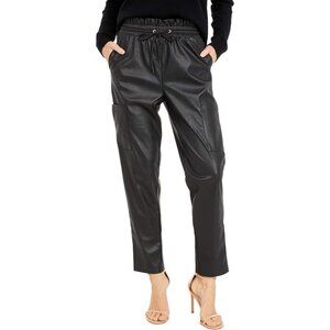 n:PHILANTHROPY‎ Morena Vegan Leather Cargo Pants Black Pockets Size S